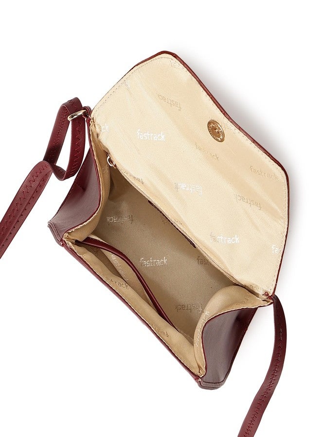 Fastrack Colorblocked Croc Textured Detail Structured Satchel Bag for Women, Girls and Ladies | Ladies Purse Handbag | Satchels for Casual Carry | Trendy Handbags for Women - Image 5